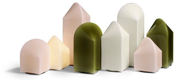 Stolne Lampa HAY, Parade, prigušiv, Bijela, Dnevna soba, Staklo, Dizajn