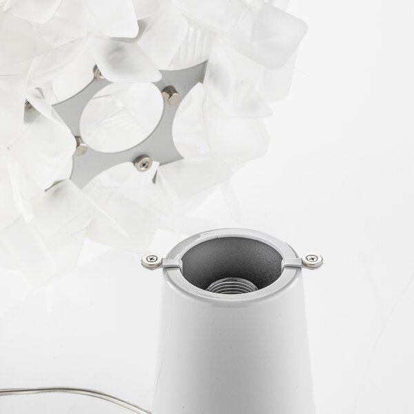 Stolne Lampa Slamp, CLIZIA, Bijela, Dnevna soba, Plastika, Dizajn