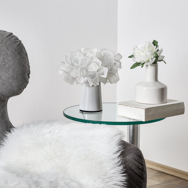 Stolne Lampa Slamp, CLIZIA, Bijela, Dnevna soba, Plastika, Dizajn
