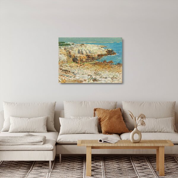 Staklena slika - Childe Hassam, A North East Headland, reprodukcije (70x50 cm)