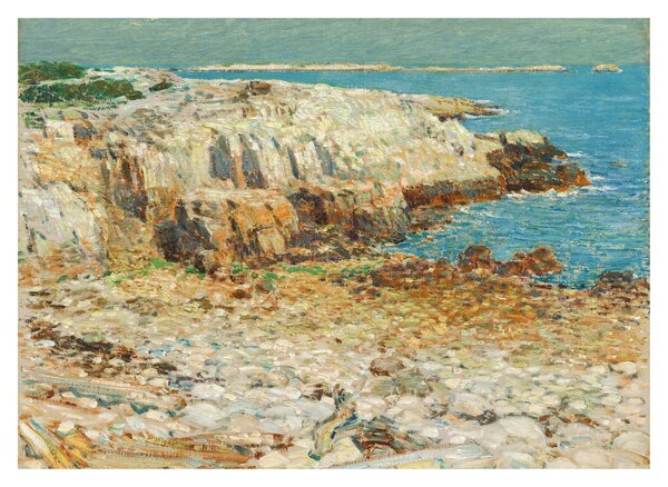 Staklena slika - Childe Hassam, A North East Headland, reprodukcije (70x50 cm)
