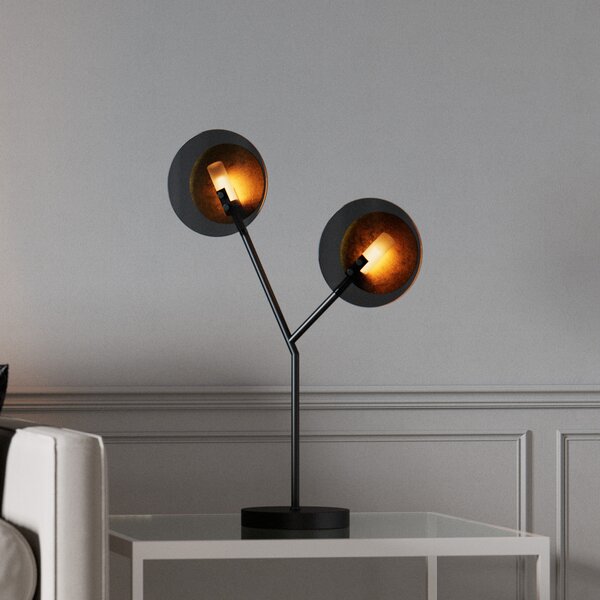Stolne Lampa By Rydéns, Turno, Crno, Dnevna soba, Metal, Dizajn