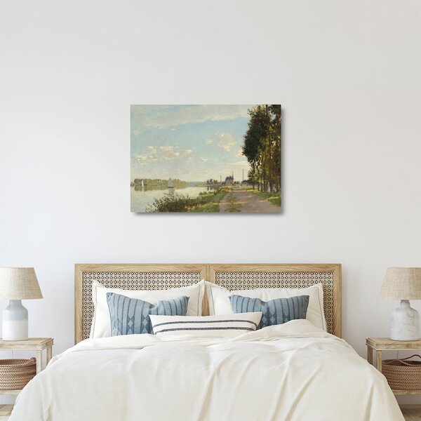 Staklena slika - Claude Monet, Argenteuil, reprodukcije (70x50 cm)