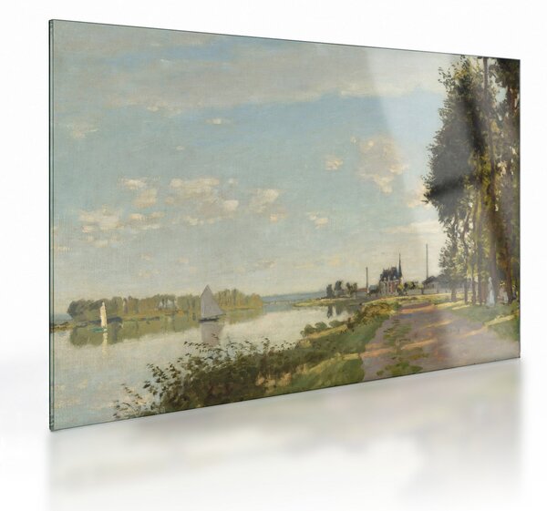 Staklena slika - Claude Monet, Argenteuil, reprodukcije (70x50 cm)