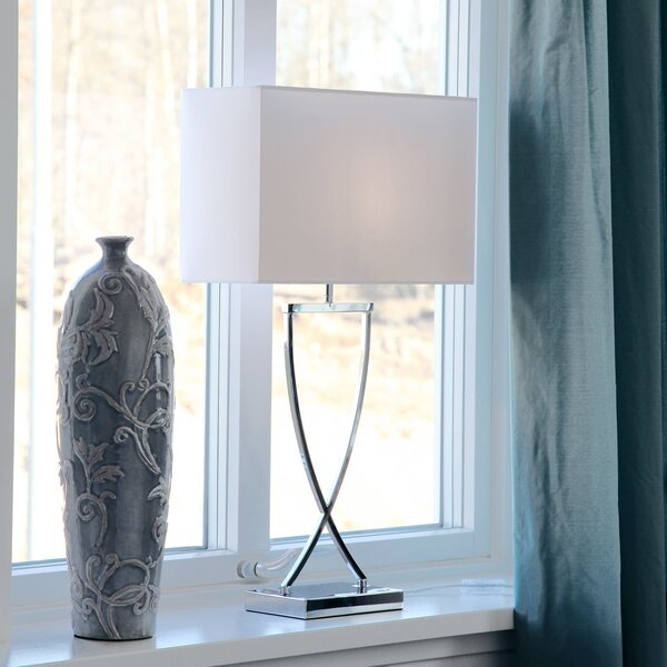 Stolne Lampa By Rydéns, Omega, Metalik, Dnevna soba, Tkanina / tekstil, Moderan