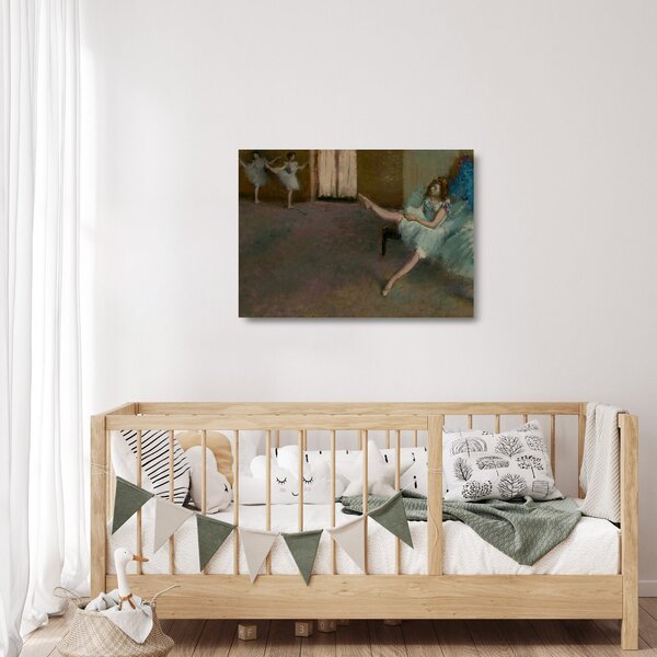 Staklena slika - Edgar Degas, Before the Ballet, reprodukcije (70x50 cm)