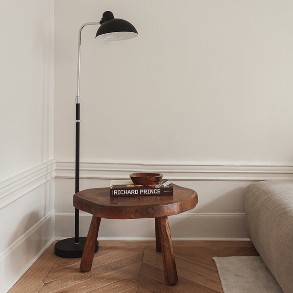 Podne Lampa FRITZ HANSEN, Kaiser Idell 6580-F Luxus, Crno, Dnevna soba, Metal, Dizajn