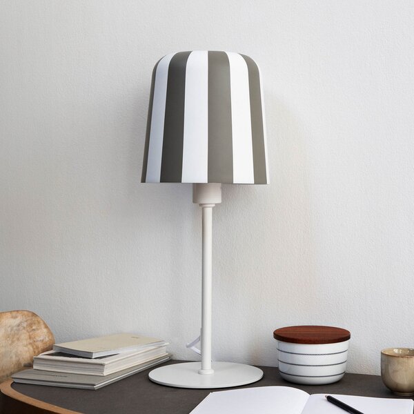 Stolne Lampa Dyberg Larsen, Gry, Sivo, Dnevna soba, Metal, Dizajn