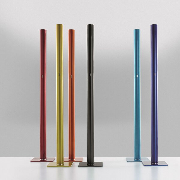 Podne Lampa Artemide, Ilio, prigušiv, Crno, Dnevna soba, Metal, Dizajn