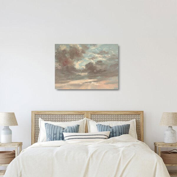 Staklena slika - John Constable, Cloud Study Stormy Sunset, reprodukcije (70x50 cm)