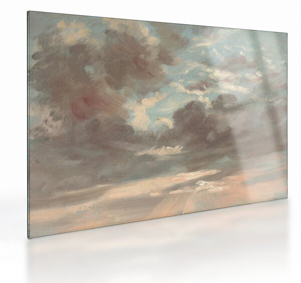 Staklena slika - John Constable, Cloud Study Stormy Sunset, reprodukcije (70x50 cm)