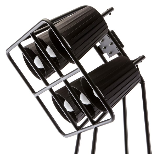 Podne Lampa SELETTI, Multilamp, prigušiv, Crno, Dnevna soba, Metal, Dizajn