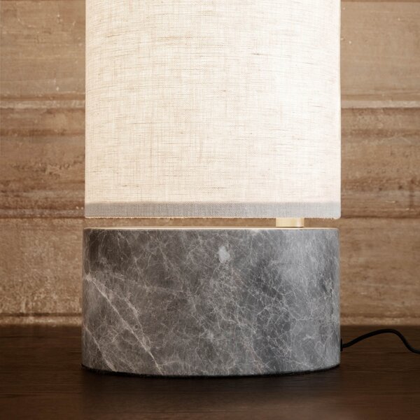 Podne Lampa GUBI, Unbound, prigušiv, Sivo, Dnevna soba, Kamen, Skandinavski