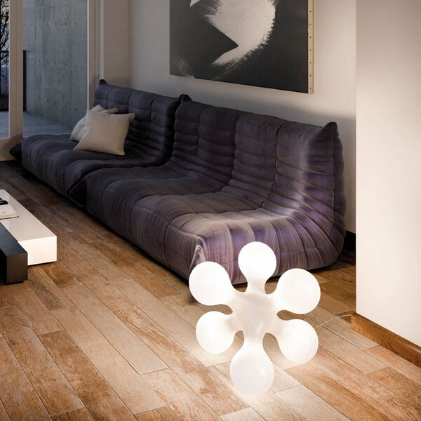 Stolne Lampa kdln, ATOMIUM, Bijela, Dnevna soba, Plastika, Dizajn