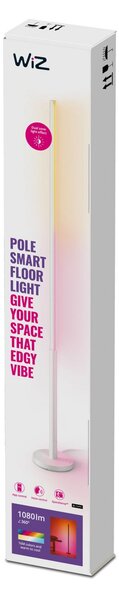 Podne Lampa WiZ, Pole, prigušiv, Bijela, Dnevna soba, Plastika, Moderan