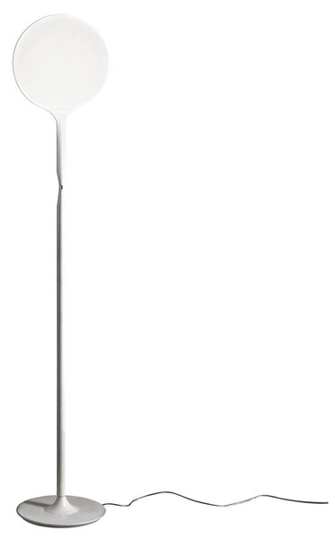 Podne Lampa Artemide, Castore, prigušiv, Bijela, Dnevna soba, Staklo, Dizajn