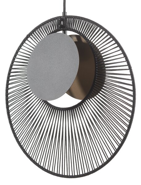 Viseće Svjetiljka Forestier, Oyster, prigušiv, Crno, Dnevna soba, Metal, Dizajn