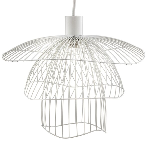 Viseće Svjetiljka Forestier, Papillon XS, prigušiv, Bijela, Dnevna soba, Metal, Dizajn