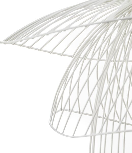 Viseće Svjetiljka Forestier, Papillon XS, prigušiv, Bijela, Dnevna soba, Metal, Dizajn