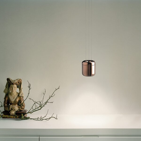 Viseće Svjetiljka Serien Lighting, Cavity Suspension L, prigušiv, Bronca / stari mesing, Dnevna soba, Metal, Dizajn