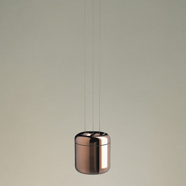 Viseće Svjetiljka Serien Lighting, Cavity Suspension L, prigušiv, Bronca / stari mesing, Dnevna soba, Metal, Dizajn