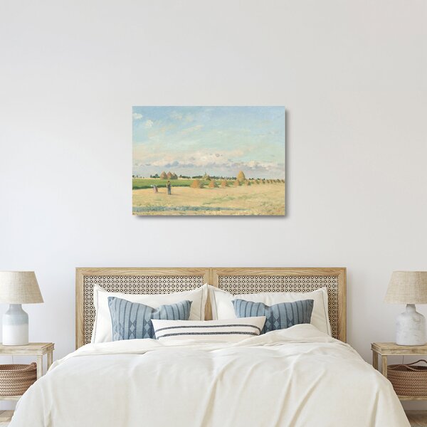 Staklena slika - Camille Pissarro, Landscape, Ile de France, reprodukcije (70x50 cm)