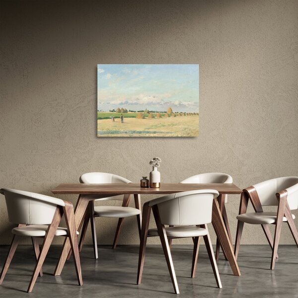Staklena slika - Camille Pissarro, Landscape, Ile de France, reprodukcije (70x50 cm)