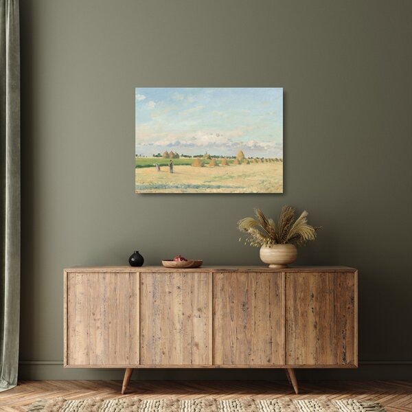 Staklena slika - Camille Pissarro, Landscape, Ile de France, reprodukcije (70x50 cm)