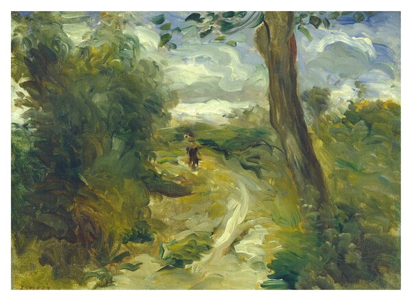 Staklena slika - Auguste Renoir, Landscape between Storms, reprodukcije (70x50 cm)