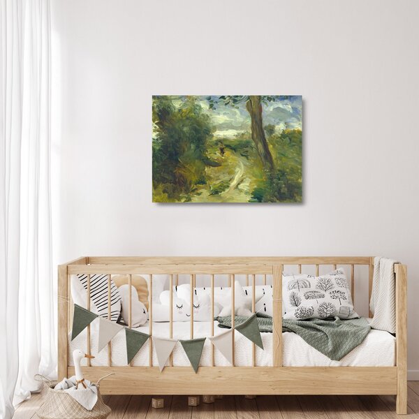 Staklena slika - Auguste Renoir, Landscape between Storms, reprodukcije (70x50 cm)