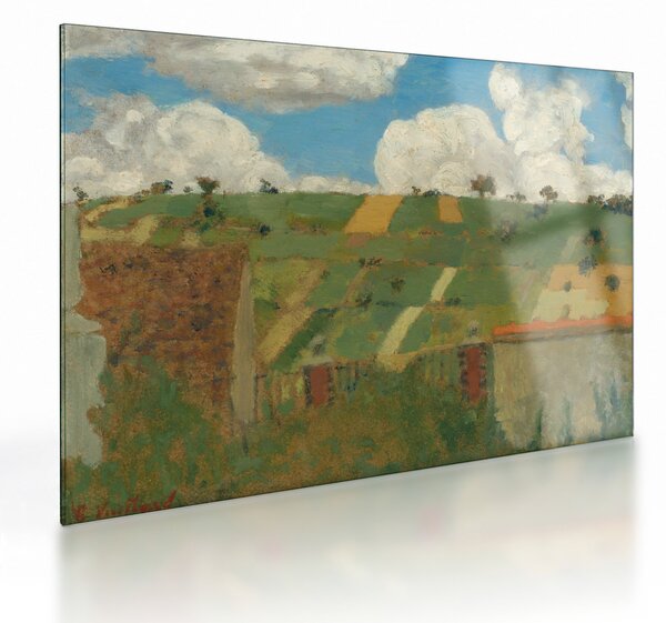 Staklena slika - Edouard Vuillard, Landscape of the Ile de France, reprodukcije (70x50 cm)