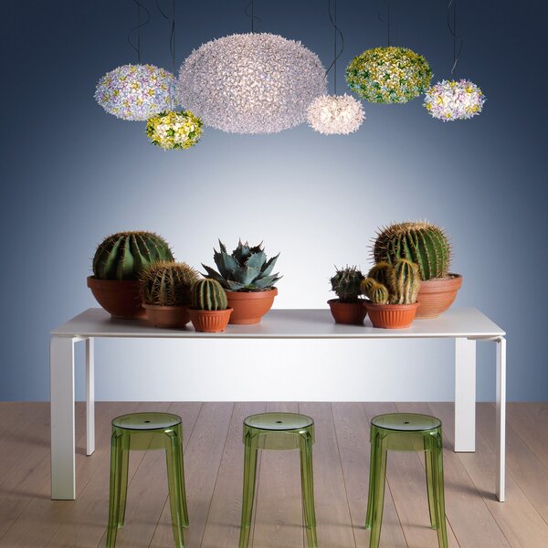 Viseće Svjetiljka Kartell, Bloom S1, Zelena, Dnevna soba, Plastika, Dizajn