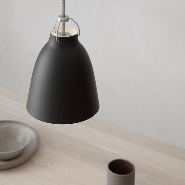 Viseće Svjetiljka FRITZ HANSEN, Caravaggio P1, prigušiv, Crno, Dnevna soba, Metal, Dizajn