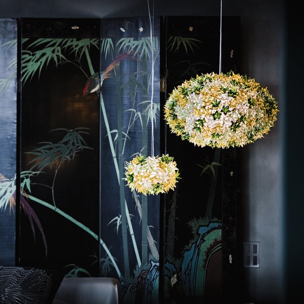 Viseće Svjetiljka Kartell, Bloom S1, Zelena, Dnevna soba, Plastika, Dizajn
