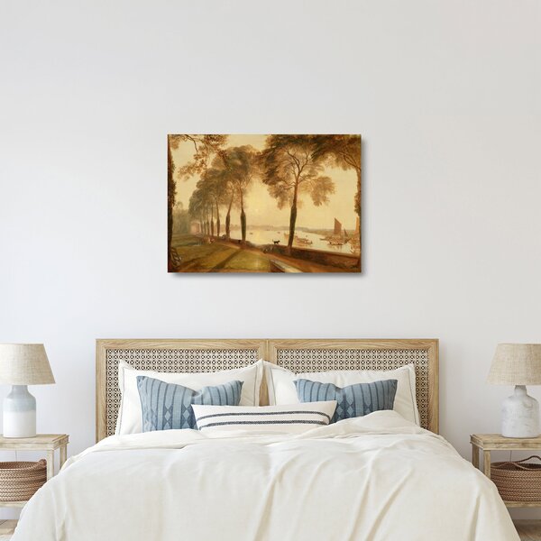 Staklena slika - Joseph Mallord William Turner, Mortlake Terrace, reprodukcije (70x50 cm)