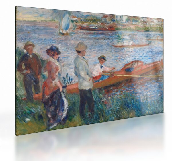 Staklena slika - Auguste Renoir, Oarsmen at Chatou, reprodukcije (70x50 cm)