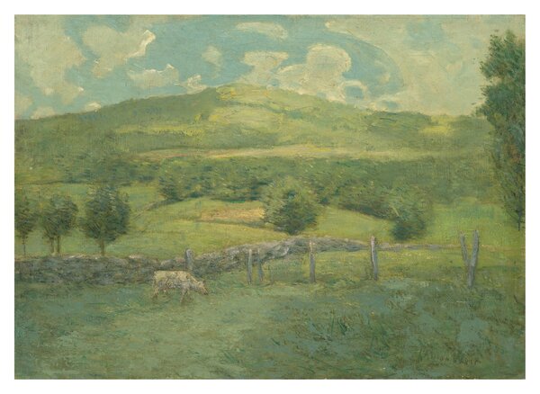 Staklena slika - Julian Alden Weir, Obweebetuck, reprodukcije (70x50 cm)