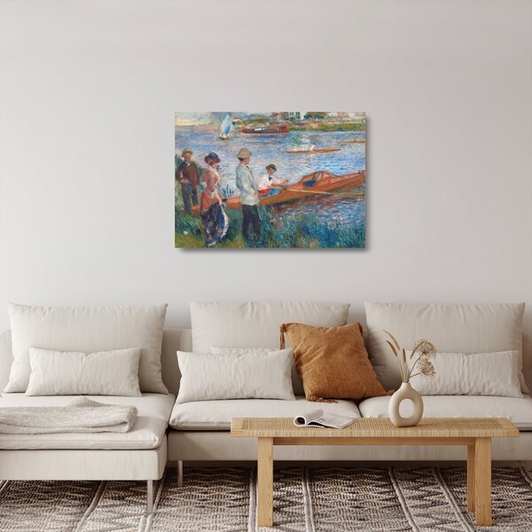 Staklena slika - Auguste Renoir, Oarsmen at Chatou, reprodukcije (70x50 cm)