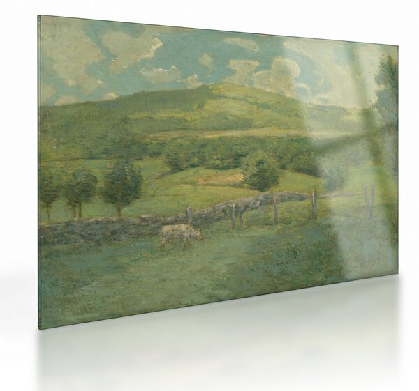 Staklena slika - Julian Alden Weir, Obweebetuck, reprodukcije (70x50 cm)