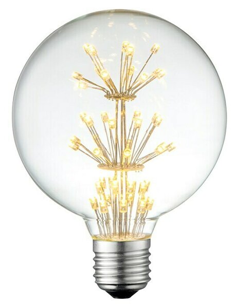 Home Sweet Home LED žarulja Vintage Crystal okruglog oblika (E27, Bez prigušivanja, Topla bijela, 100 lm, 1,5 W)