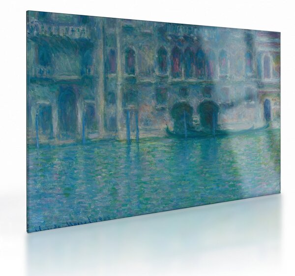 Staklena slika - Claude Monet, Palazzo da Mula, Venice, reprodukcije (70x50 cm)
