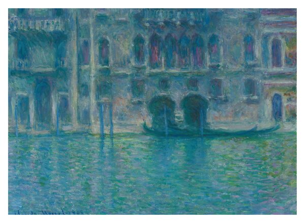 Staklena slika - Claude Monet, Palazzo da Mula, Venice, reprodukcije (70x50 cm)