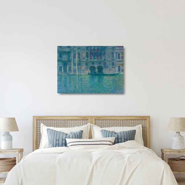 Staklena slika - Claude Monet, Palazzo da Mula, Venice, reprodukcije (70x50 cm)