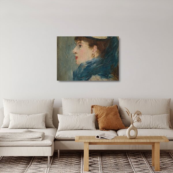Staklena slika - Edouard Manet, Portrait of a Lady, reprodukcije (70x50 cm)