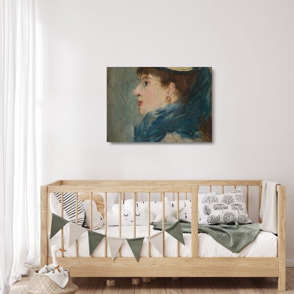 Staklena slika - Edouard Manet, Portrait of a Lady, reprodukcije (70x50 cm)