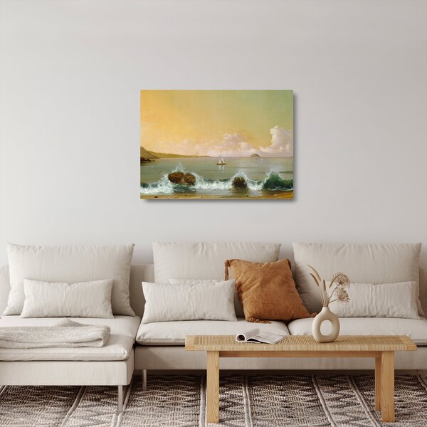 Staklena slika - Martin Johnson Heade, Rio de Janeiro Bay, reprodukcije (70x50 cm)