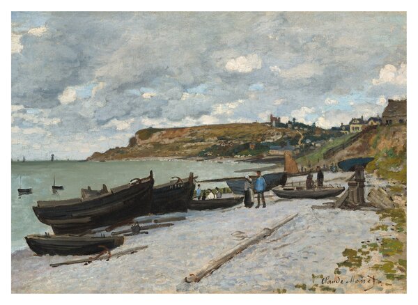 Staklena slika - Claude Monet, Sainte Adresse, reprodukcije (70x50 cm)