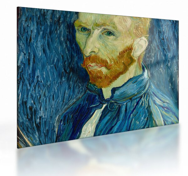 Staklena slika - Vincent van Gogh, Self-Portrait, reprodukcije (70x50 cm)
