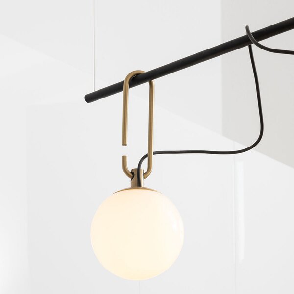 Viseće Svjetiljka Artemide, nh S3 14, prigušiv, Bijela, Dnevna soba, Metal, Dizajn