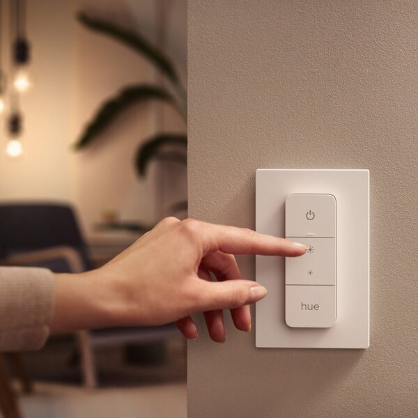Viseće Svjetiljka Philips Hue, Philips Hue, prigušiv, Bijela, Dnevna soba, Metal, Moderan